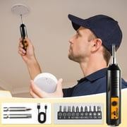 VOAVEKE Screwdriver,Electric Screwdriver Household Rechargeable Mini Hand Drill Small Electric Tool